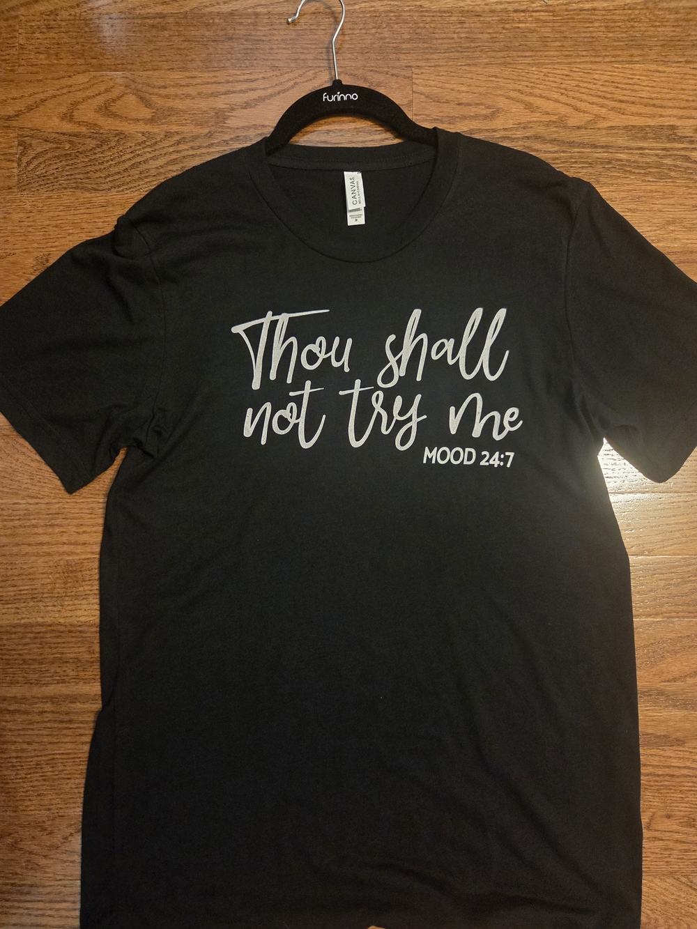 NNT Women' "Thou Shall Not Try Me"-Medium